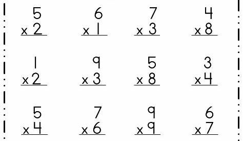 Pin on Free Multiplication Worksheets