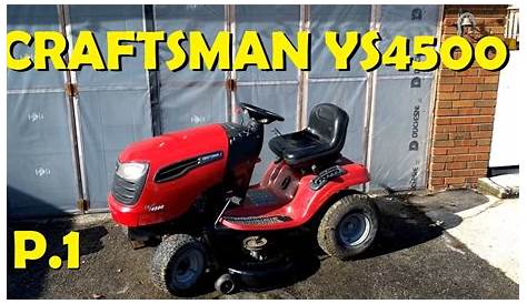 parts list for craftsman ys4500 mower