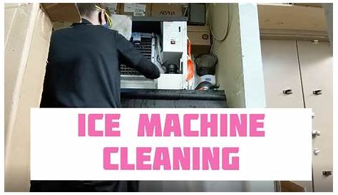 Manitowoc Ice Machine Cleaning - YouTube