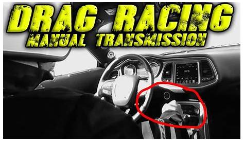 Drag Racing a Manual Transmission Challenger Scat Pack - YouTube
