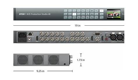 Blackmagic ATEM 1 M/E Production Studio 4K – House-Front