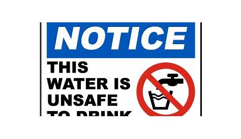 Non Drinking Water Signs - Get 10% Off Now