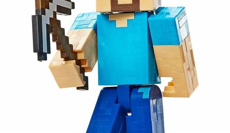 Minecraft Basic Action Figures Series 1 - Steve with Pickaxe - Walmart