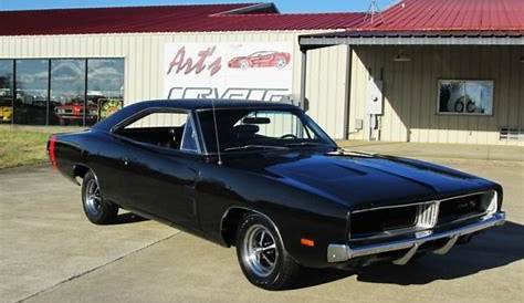 1969 BLACK DODGE CHARGER RT / 4-SPEED for sale