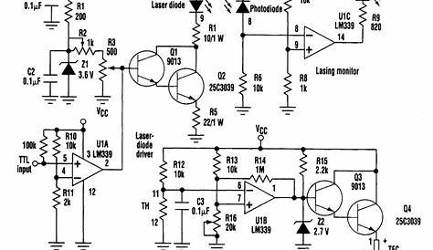 laser diode driver circuit schematic