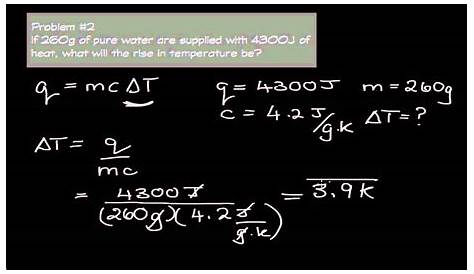 change in temperature calculations - YouTube