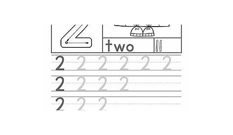 Preschool Number Worksheets
