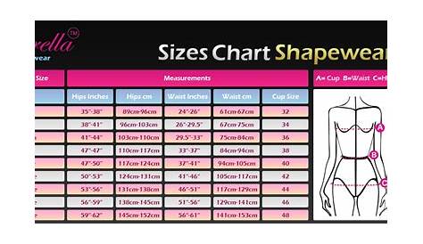 Fiorella ShapewearWill it Fit Me? - Consult our Fiorella Shapewear Size