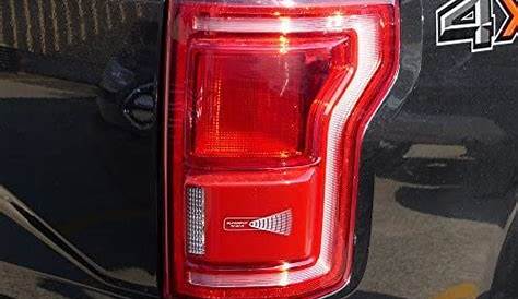 2015-2016 Ford F-150 Right Passenger Tail Light Lamp w/ Blind Spot Monitor OEM, Tail Light