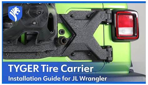 2015 jeep wrangler spare tire carrier