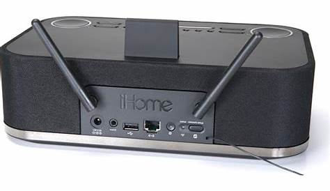 iHome IW4 FM clock radio with iPad®/iPod®/iPhone® dock and Apple