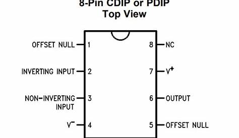 op amp ic 741 circuit diagram