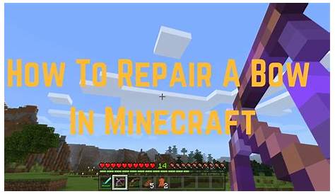 making a bow in minecraft
