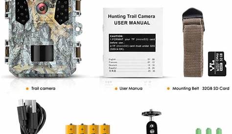 hawkray trail camera manual