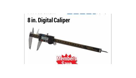 PITTSBURGH 8 in. Digital Caliper for $19.99 – Harbor Freight Coupons