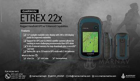 GARMIN Etrex 22x – Marnav Marine Electronics