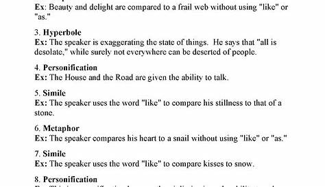 Figurative Language Worksheet 1 — db-excel.com