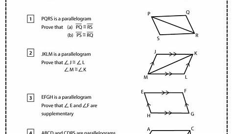 quadrilaterals in the coordinate plane worksheets