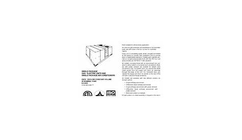 York Air Conditioner User Manuals Download | ManualsLib