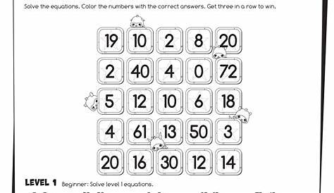 relationship between multiplication and division worksheets