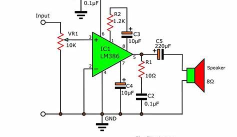 mini bluetooth speaker circuit diagram