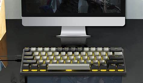 60% Mechanical Keyboard, E-YOOSO Gaming Keyboard with Red Switches and