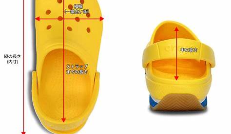 Crocs Size Chart Kids : Crocs shoes size chart and conversion tables