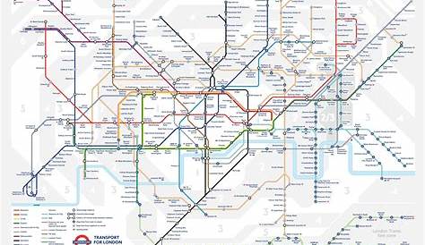 London Underground Map in 2021 | London underground map, London tube