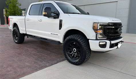 2021 Ford F-250 Super Duty with 20x9 20 Fuel Blitz and 37/12.5R20 Nitto