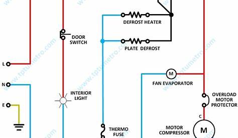 single door refrigerator wiring diagram