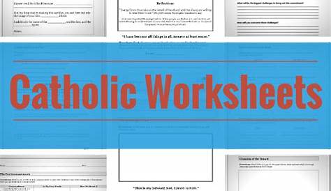 Catholic Worksheets | The Religion Teacher | Catholic Religious Education