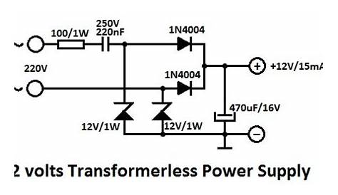 220v to 12v circuit problem - Electrical Engineering Stack Exchange