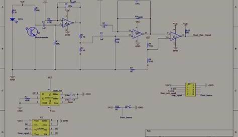 The circuit schematic of heart rate measurement circuit. | Download