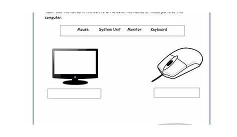 Parts of a computer | Teaching Resources