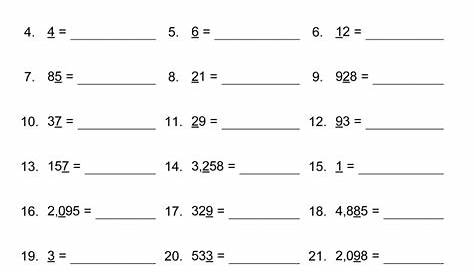 Free Printable Math Worksheets For 3rd Grade Place Value - Math