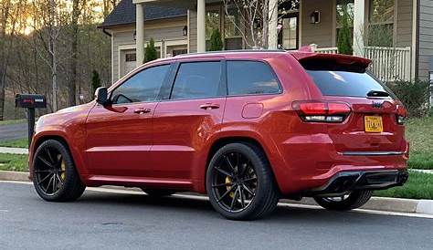Jeep Grand Cherokee Trackhawk Red HRE P104SC | Wheel Front