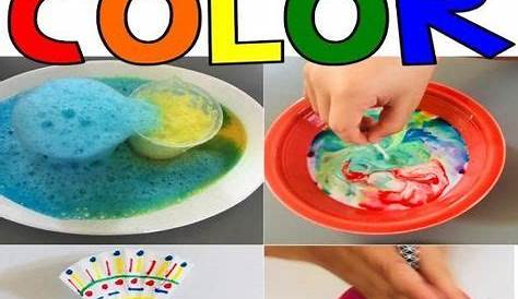 Experiments with Color | Science experiments for preschoolers, Science
