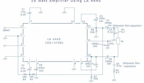 la4440 subwoofer circuit diagram