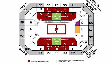 UW volleyball seating chart | | host.madison.com