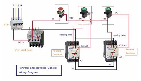 Reversing Contactor Wiring Diagram Single Phase - Wiring Diagram