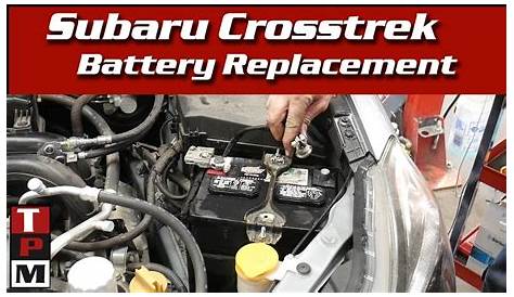 Subaru Crosstrek Battery Replacement - YouTube