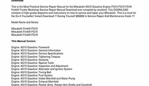 4g15 Engine Specs Manual Download - legacyever