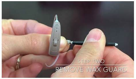 Changing Hearing Aid Wax Guards - YouTube