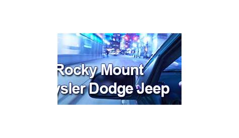 rocky mount dodge chrysler