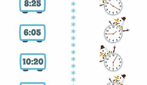 Practice Telling Analog and Digital Time With This Printable
