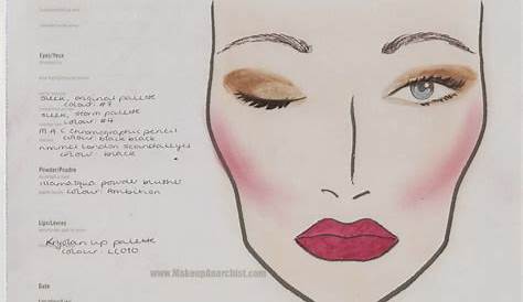 Solent Make-Up: Colour Theory Face Charts