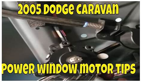 2013 dodge caravan window regulator