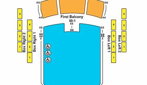 Peoria Civic Center - Theatre Seating Chart | Peoria Civic Center