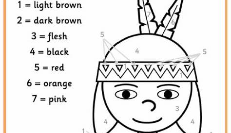 native american worksheets for kindergarten