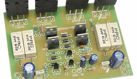 2sc5200 2sa1943 amplifier circuit diagram - Soldering Mind